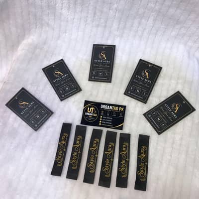 Premium Woven Labels & Tag Cards for Boutiques Lahore