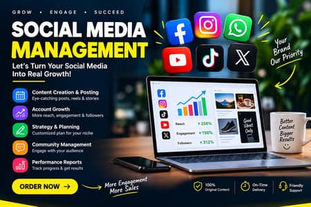 I can manage social media professionally.