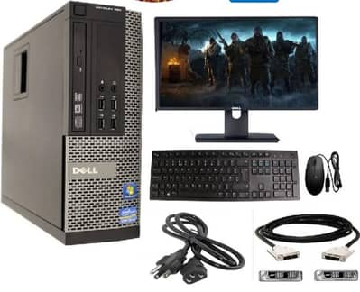 Complete Setup Dell sff 990 i5 2nd gene 4/128SSD 17" led All Accessori