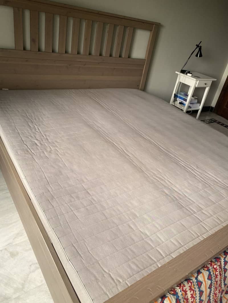 Imported Ikea king bed 1