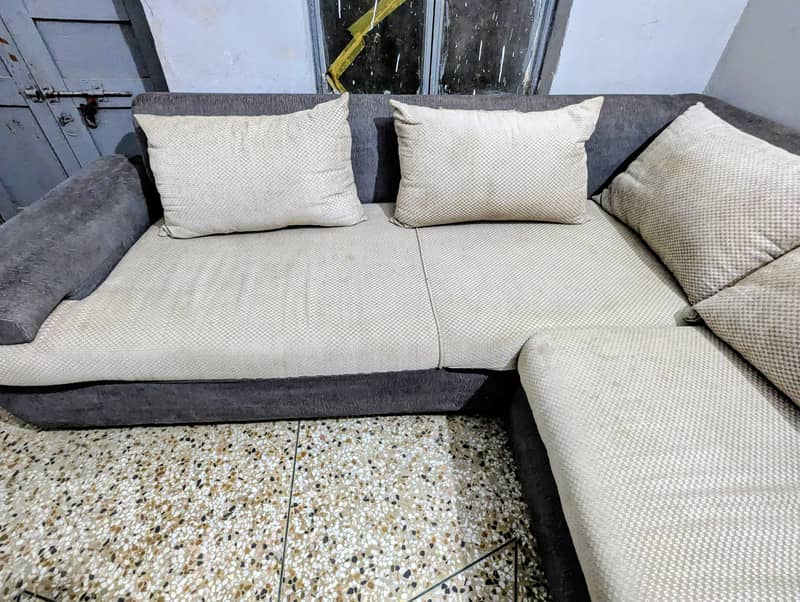 L shaped sofa 6