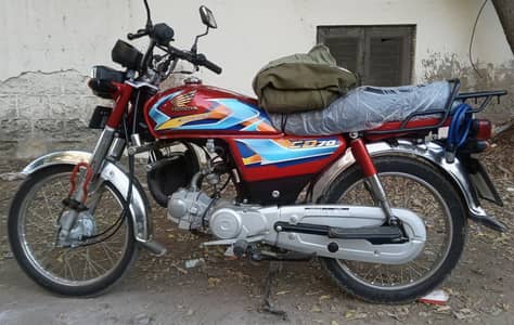 Honda CD 70 2026 Model – Just 6000 KM Driven, Fully Loaded with Extras