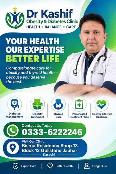 Dr Kashif Obesity And Diabetes Climic