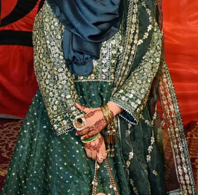 Anarkali Dress For Mendhii/Mayoon functions