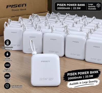 Pisen power bank 20,000 mah