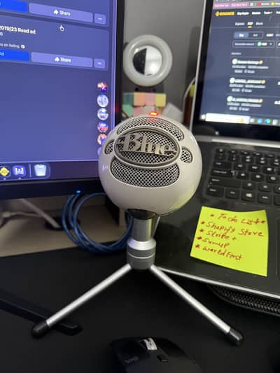 Blue Snow Ball Mic 9/10