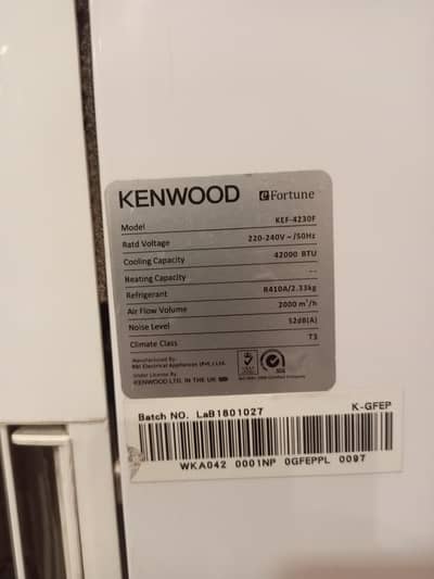 Kenwood 4 Ton AC