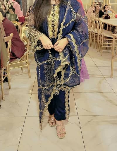 Party wear branded dress 03052852543