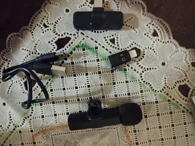 Wireless Clip-On Microphone / Wireless Mic Kit – USB & Lightning