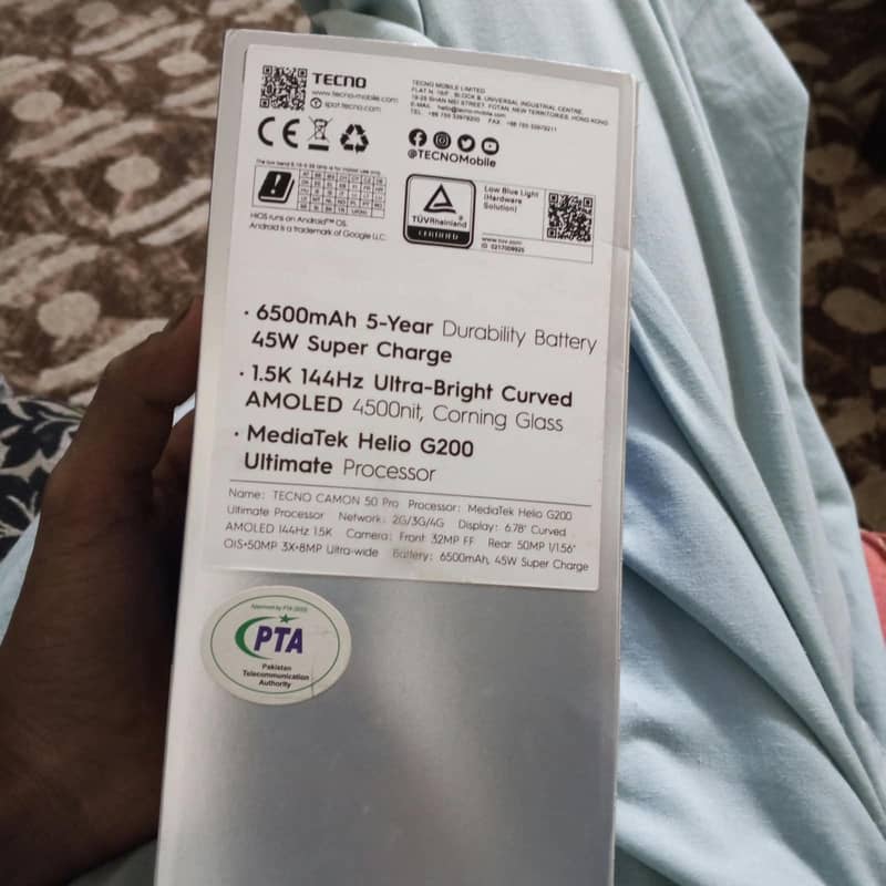 tecno camon 50 Pro 6