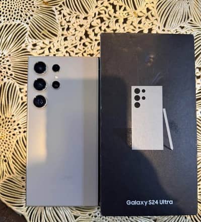 Samsung Galaxy S24 Ultra full box urgent sale connect OLX