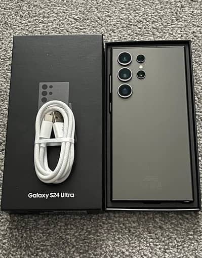 Samsung Mobile S24 Ultra charger cable with full box contact WhatsApp
