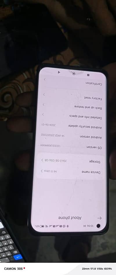 Xiaomi Mi 11 ultra edge screen
