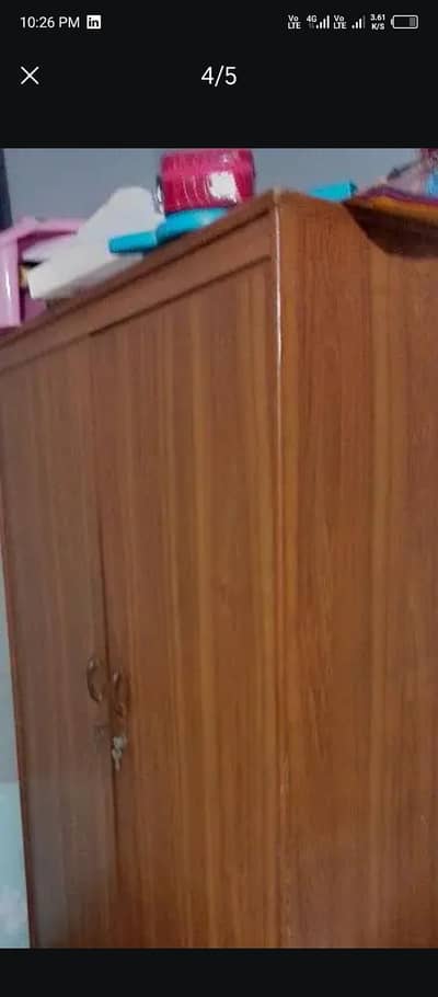 Bed Set and 2 door Almirah