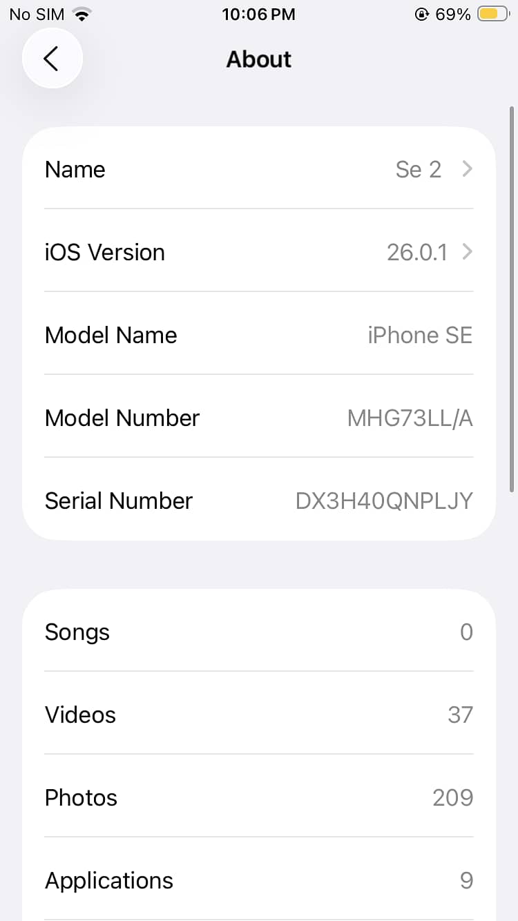 iPhone se2 5