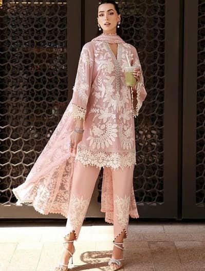 beautiful maria b in pink nd black