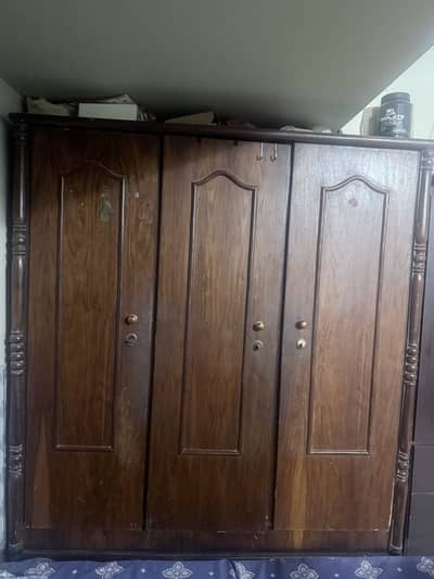 Wooden wardrobe