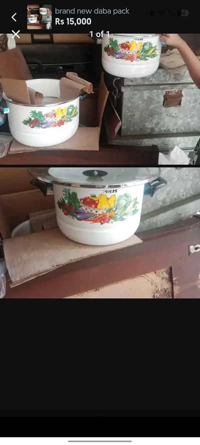 enamel pots 3 piece