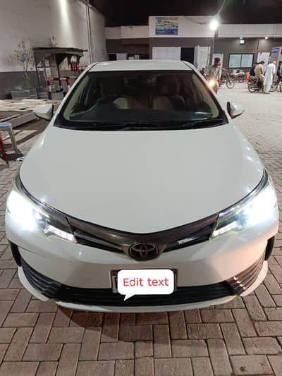 Toyota Corolla GLI 2017 New shape