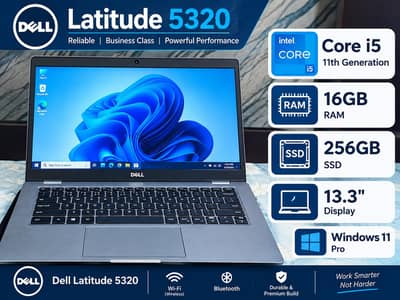 Dell Latitude 5320 | Core i5 11th Gen | 16GB RAM | 256GB SSD