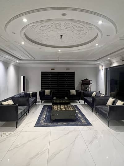 Sofa set with 2 big and 2 small tables