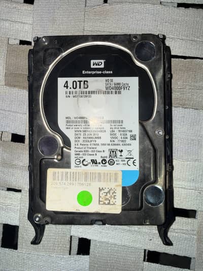 4 TB HDD | WD & Seagate | 100% Health
