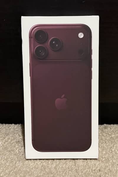 Apple iPhone 18 Pro Max - Box pack - UK physical sim