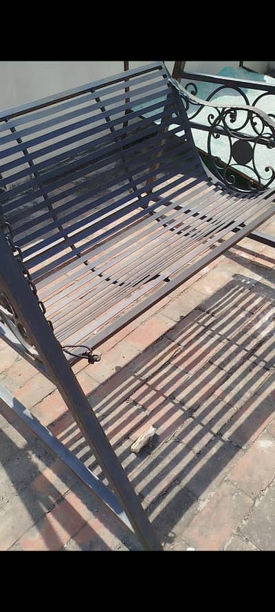 Wrought iron swing for sale