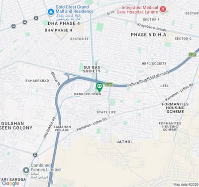 4 MARLA COMMERCIAL PLOT BANKER SOCIETY BLOCK B