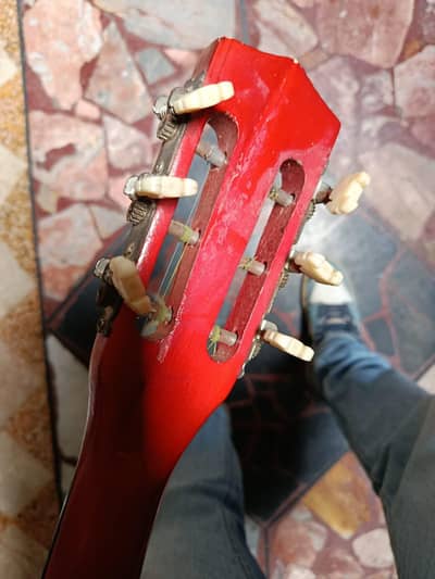 Wooden guitar