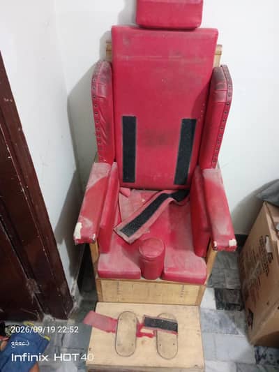 wood kid chair