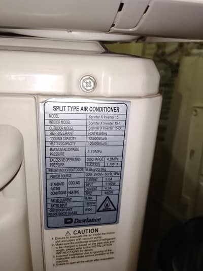 Dawlance 1ton ac