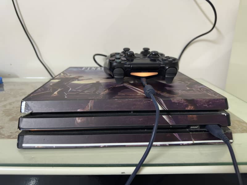 Ps4 pro with 2 controllers 2