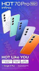 Infinix hot 70 pro 5G+