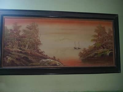 hand made oil painting. Artist shamim