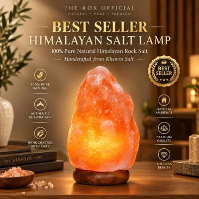 100% Pure Himalayan Natural Rock Salt Lamp From Khewra Salt mine