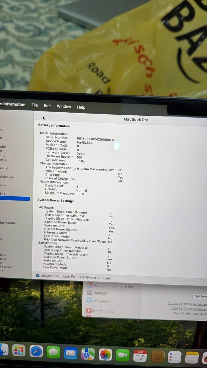 MacBook pro M4 1