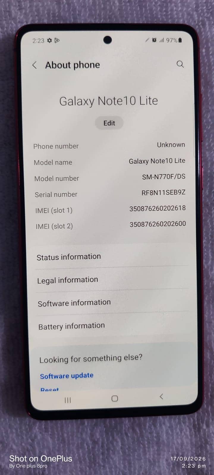 Galaxy Note 10 lite 6