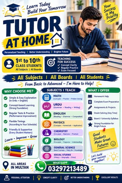 Home and online tutoring