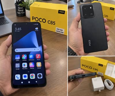 POCO C85 8GB / 256GB – Box open Brand New – Official Warranty