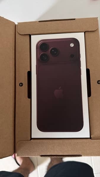 Ready Stock iPhone 18 Pro and Pro Max 256 GB Burgendy