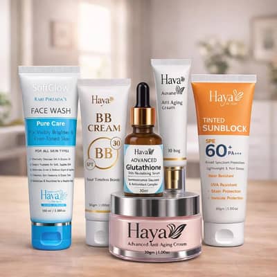 Haya by Rabi 6-in-1 Skincare Bundle - Complete Daily Skincare Set