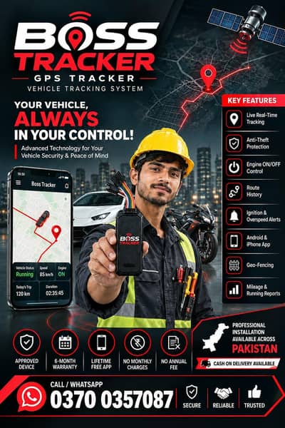 Boss GPS Vehicle Tracker