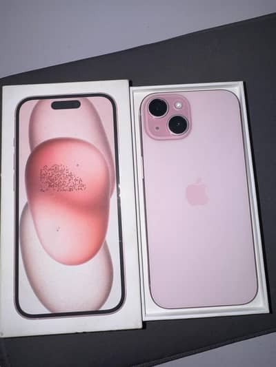 Apple iPhone 15 With Box Jv Pink Clour