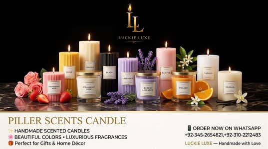 Decorative Scented Candles | Weddings. Gift & Home Decor Candles
