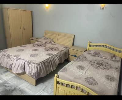 single bed / double bed / cupboard / sofa / fridge