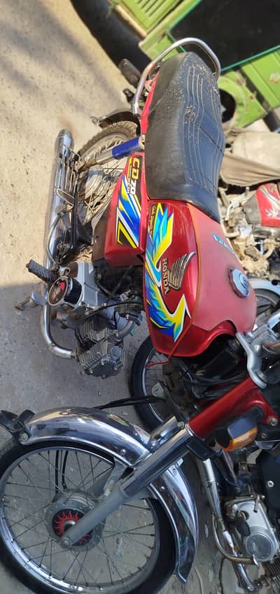 Honda CD 70 complete dacoments biometric mil jy gi on the spot