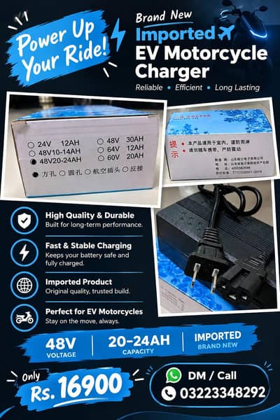 Brand new EV Motorcycle Charger for sale
