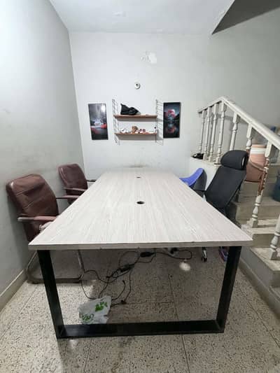 office table for 6 persons 7 x 4 foot just table