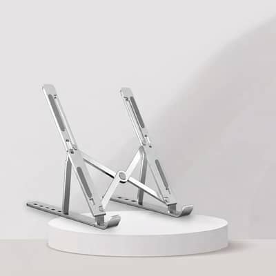  Foldable & Adjustable Laptop Stand – Portable & Ergonomic  Laptop